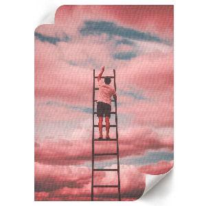 Retro plakát Cesta do nebe