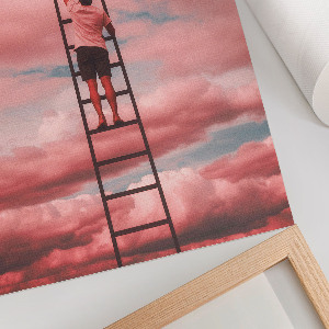 Retro plakát Cesta do nebe