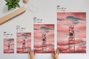 Retro plakát Cesta do nebe