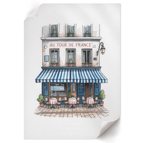 Vintage poszter Francouzská kavárna