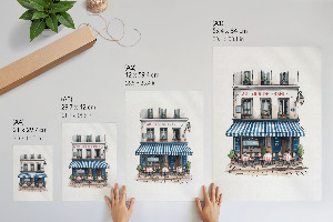 Vintage poszter Francouzská kavárna