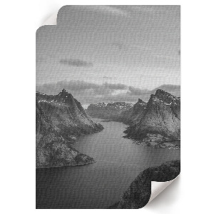 Vintage poszter Horská krajina