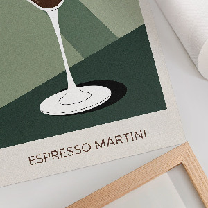 Retro plakát Martini grafika