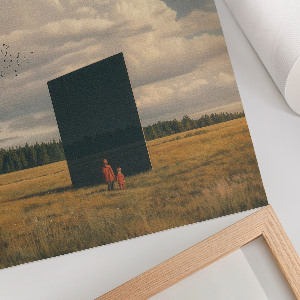 Retro poszter Tajemný monolit