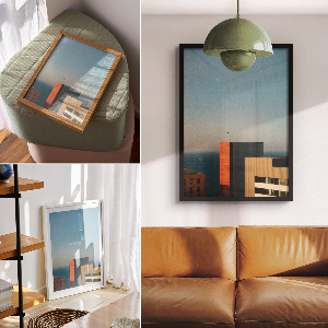 Poszter kép Město a moře