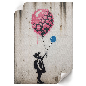 Retro plakát Graffiti dítě