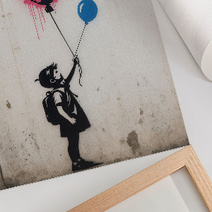 Retro plakát Graffiti dítě