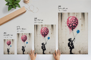 Retro plakát Graffiti dítě