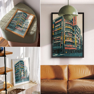 Poszter kép Městská krajina