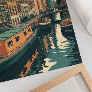 Retro plakát Městský kanál