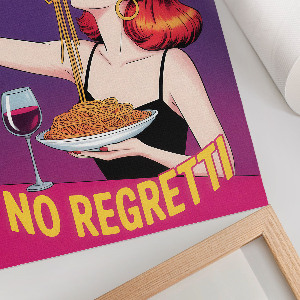 Retro poszter Jíst špagety