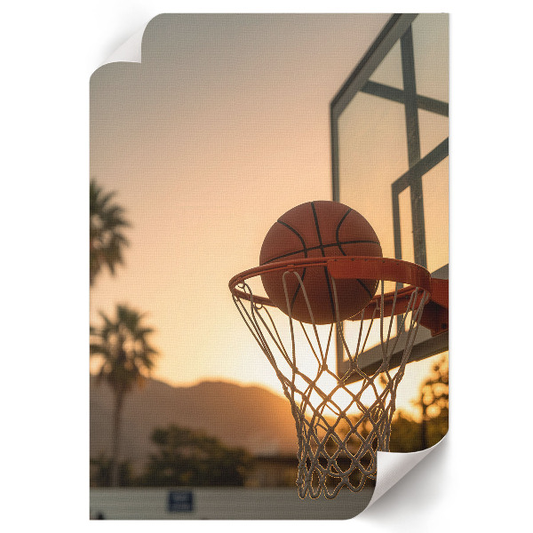 Vintage poszter Basketbalový zápas