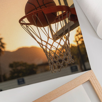 Vintage poszter Basketbalový zápas