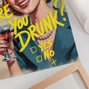 Retro poszter Jsi opilý?