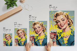 Retro poszter Jsi opilý?