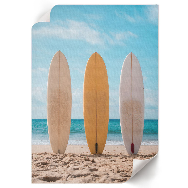 Retro poszter Surfařská pláž