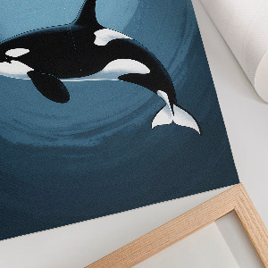 Retro plakát Měsíční dobrodružství