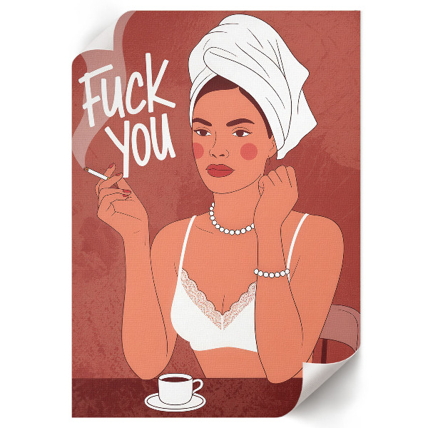 Vintage poszter Sebevědomý/á