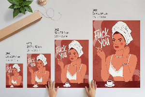 Vintage poszter Sebevědomý/á