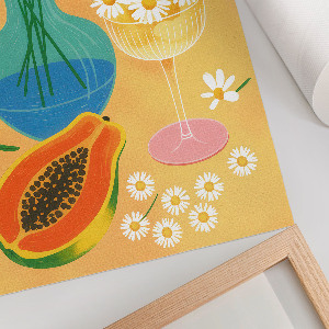 Retro poszter Květiny a plody