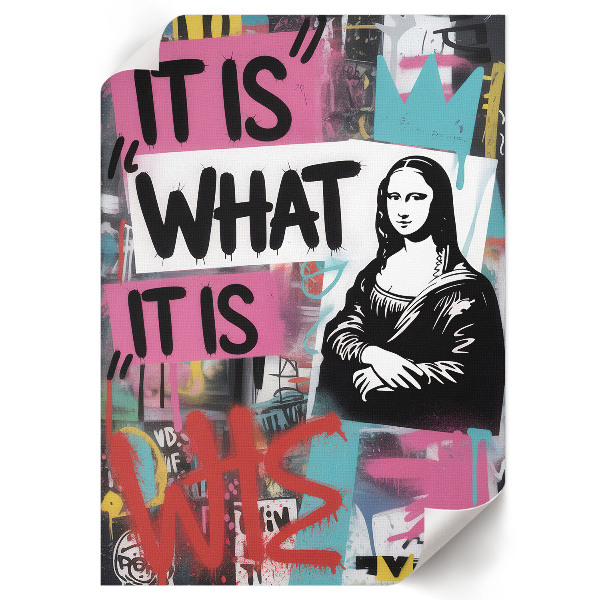 Retro plakát Pouliční umění