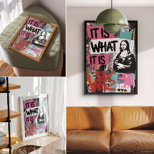 Retro plakát Pouliční umění