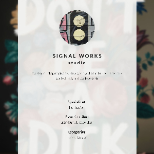 Retro plakát Pouliční umění