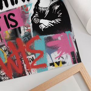 Retro plakát Pouliční umění