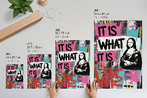 Retro plakát Pouliční umění