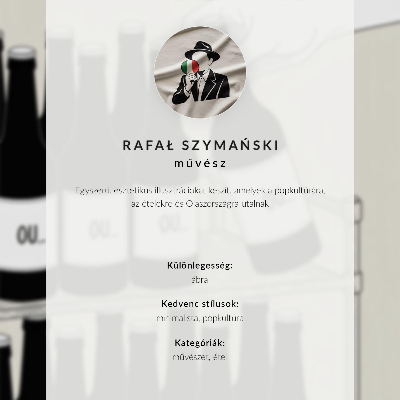 Vintage poszter Line art káva