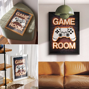 Poszter kép Neonový ovladač