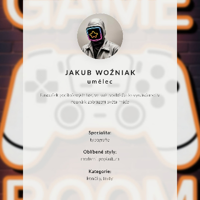Poszter kép Neonový ovladač