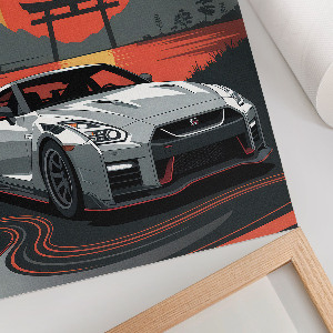 Retro poszter Auto Japonsko