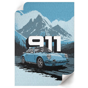 Vintage poszter Jízda na horách