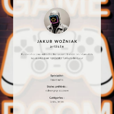 Retro poszter Herní plakát