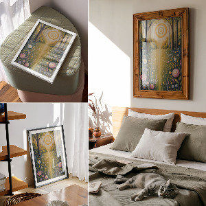 Poszter kép Slunečný les