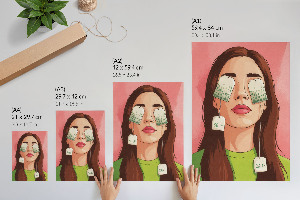 Retro poszter Relaxujte s čajem