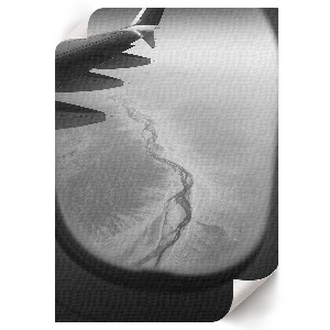 Retro plakát Letecký pohled