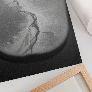 Retro plakát Letecký pohled