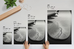 Retro plakát Letecký pohled