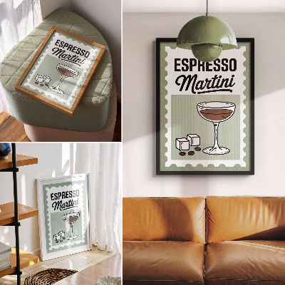 Retro poszter Espresso martini