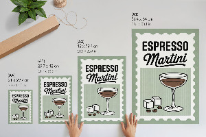 Retro poszter Espresso martini