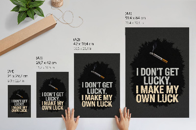 Retro poszter Motivační text