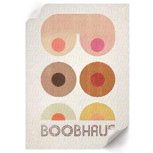 Retro plakát „Boobhausu” grafika