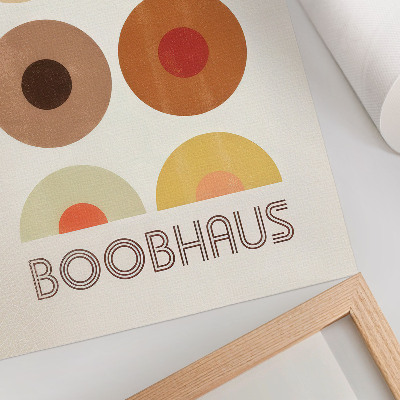 Retro plakát Grafika Boobhausu