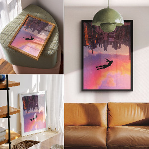 Vintage poszter Let snů