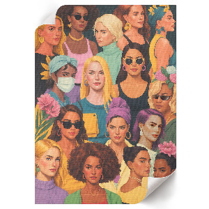 Retro plakát Portréty žen