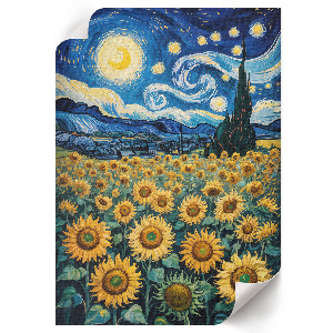 Vintage poszter Hvězdy a slunečnice