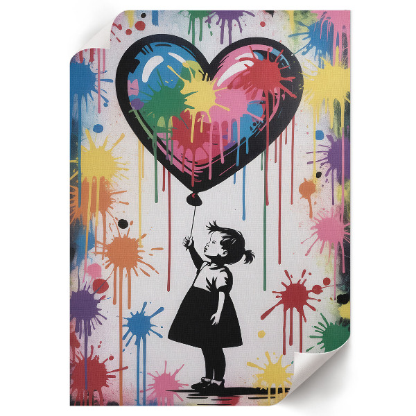 Vintage poszter Barevná exploze