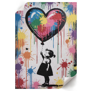 Vintage poszter Barevná exploze